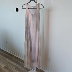 Chic Sleeveless Maxi Dress - Cream